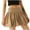 Khaki, variant on EINCcm Women Y2K Bubble Mini Skirt High Waist Ruffle Hem A Line Pleated Mini Short Skirt Puffy Short Skirts Streetwear