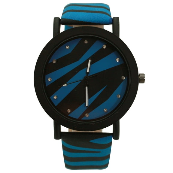 Olivia Pratt Zebra Colorful Strap Women Watch