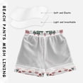 thumbnail image 3 of FORMRS Boys Swim Trunks Quick Dry Mesh Liner Boardshorts Sizes XS-XL, Beige Nordic Christmas House, 3 of 7