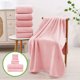 thumbnail image 1 of Xihbxyly Juego de Toallas de Terciopelo, Toallas de Baño Suaves y Absorbentes, Elegantes Toallitas, Toallas Cuadradas Duraderas, Rutina de Baño Diaria, Experiencia de Spa En Casa, Múltiples Opciones, 1 of 7