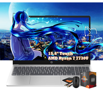 HP 15.6" Full HD Touchscreen Laptop | AMD Ryzen 7 7730U (Beats i9-10880H) | 16GB RAM | 512GB SSD | AMD Radeon Graphics | Win 11 | Fast Charge | Wi-Fi 6