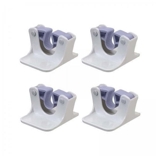 Soporte Para Fregona De Montaje En Pared 4x4x, Colgador De Escoba Para Baño, Garaje, Lavandería