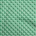 thumbnail image 1 of oneOone Rayon Green Fabric Houndstooth Sewing Material Print Fabric By The Yard 56 Inch Wide, 1 of 4