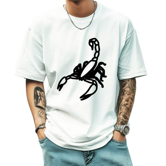 Graphic Tees for Men Summer New Print Casual Tee Fashion Trend Sports Shirt Select