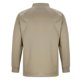 thumbnail image 4 of Blusa y camisa de manga larga con cuello vuelto para hombre, sudadera informal con botones de color liso, camisetas de poliéster para hombre con cuello vuelto de manga larga, 4 of 6