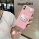 thumbnail image 1 of Funda de teléfono móvil con cuerda suave rosa de dibujos animados 3D de Hello kitty para Oppo A54 A94 Realme V15 C15 C20 Reno5 F17 pro A73, 1 of 3
