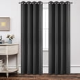 thumbnail image 1 of Juego de cortinas opacas Joydeco, 213 cm de longitud, 2 paneles, 1 of 8