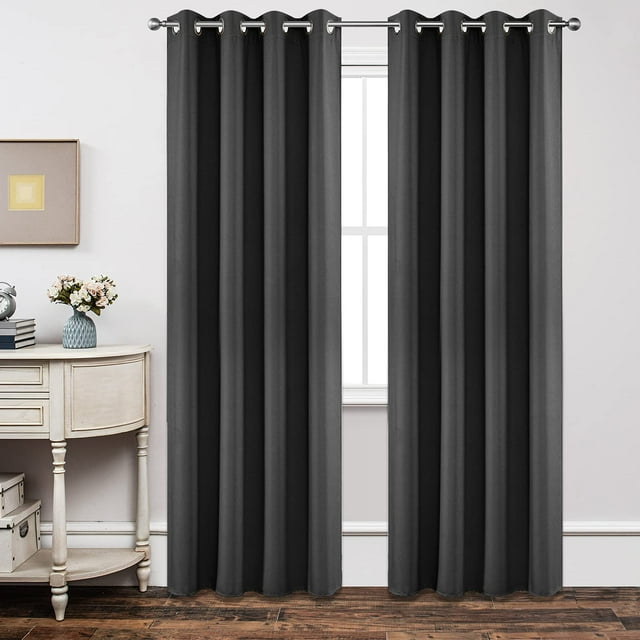Juego de cortinas opacas Joydeco, 213 cm de longitud, 2 paneles
