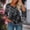 #0007-Gray, variant on Womens Summer Tops Square Neck Flare Half Sleeve Floral Print Plus Size Spring Daily Wear Stylish Blouses Gift
