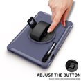 thumbnail image 4 of Dteck Galaxy Tab S7 Tablet 2020 Case, Heavy Duty 360 Rotating Kickstand Rugged Hybrid Shockproof Cover with Hand Strap For Samsung Galaxy Tab S7 11 inch SM-T870 T875, Deep Blue, 4 of 8