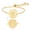 gold, variant on Tetragrammaton Pentagram Bracelet YHVH YHWH Jehovah Double, Crystal, Style C8751