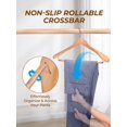 thumbnail image 3 of HOUSE DAY 6 pcs Wide Shoulder Wooden Hangers, Wood Suit Hangers with Non Slip Pant Holder,Natural, 3 of 9