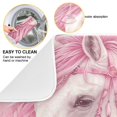 thumbnail image 2 of Elegant Horse with Long Hair Dish Drying Mat 16x18 Absorbent Microfiber Draining Rack Pad for Kitchen Counter Sink, 2 of 8