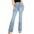 thumbnail image 5 of Cello Jeans Women's Juniors High Rise Denim Bell Bottom Flares  (Medium Denim, 13), 5 of 5