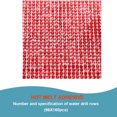 thumbnail image 3 of Crystal Rhinestone Ribbon Clothing Accessories Sticker Convenient Using Present Decoration Sheet with Shine Appearance Exquisite red 8 hot melt glue, 3 of 6