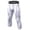White, variant on Compression Gym Men's Long Pants Running Base Layers Skins Tights Running Pants Men's 7 points quick dry pants Plus Size