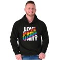 thumbnail image 5 of Love Pride Unity Gay LGBT Rainbow Hoodie Sweatshirt Women Men Brisco Brands S, 5 of 6
