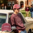 thumbnail image 1 of Baseball Cap What Is Your Love Song Printed Denim Vintage Cap Concert Fans Gifts, 1 of 7
