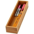 thumbnail image 3 of YBM Home Bamboo Drawer Organizer Storage Box, Adult Brown, 3 of 11