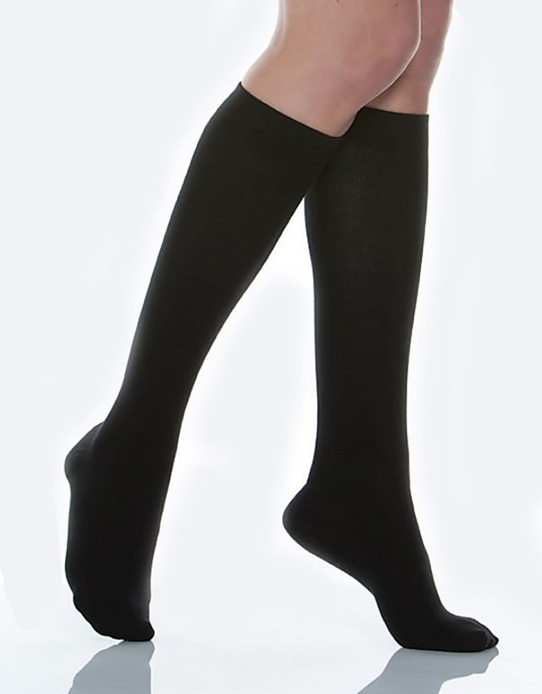 MAXAR Unisex Silver/Cotton Compression Support Socks (20-22 mmHg), Knee High: SUS-315