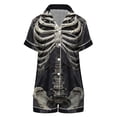 thumbnail image 4 of Halloween Pajamas for Women Set Pajamas for Family Pajamas Matching Set Short Sleeve T Shirt and Pants Day Pajama, 4 of 4