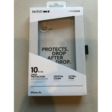 Tech21 Pure Clear Series Case For Apple iPhone XR - Clear
