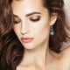 thumbnail image 5 of Vintage Pendientes de Turquesa para Adolescentes Minimalista Cuff Piercing Studs Pendientes de moda, 5 of 8