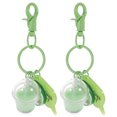 thumbnail image 1 of 2Pcs Tea Keychain Liquid Quicksand Keychains Milk Tea Bag Pendants Kawaii Cute Accessories For Backpacks Green, 1 of 7
