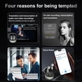thumbnail image 3 of Translation Headphones, Language Translator Earbuds 144 Language, Open Traductor, Bluetooth 5.3 Translation Bluetooth Earphones, Headphones Language, 3 of 8