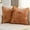 Rust, variant on Rust Chenille Throw Pillow Covers 20x20 Inch Set of 2,Soft Cozy Bound Edge Design Cushion Case,Home Decor for Couch Bed Living Room