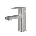 thumbnail image 3 of DAX Brass Single Handle Bathroom Faucet, Brushed Nickel, 3 of 4