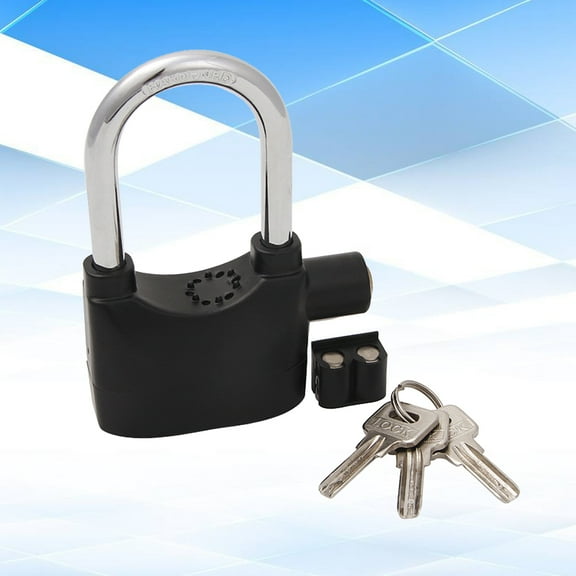 Raindrops 1Pcs Motorbike Lock Anti Theft for Bicycle Motorcycle Scooter with Siren Alarm 4.8 x 3.6 x 0.8in