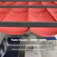 thumbnail image 3 of PURPLE LEAF Pergola Shade Cover for 10' X 12' Deck Porch Outside Outdoor Retractable Durable Fabric Canopy Replacement Top Only Terra, 3 of 8