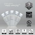 thumbnail image 3 of White Wire Christmas Lights Wedding Lights LED Wedding Decorations Lights - Party Lights for Bedroom, Outdoor Lights Tent Lights String, White Wire (70 lights, 24 ft, Cool White), 3 of 7