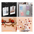 thumbnail image 5 of 100PCS Self Adhesive Clips, Tapestry Clips Wall Clips Photo Clips Light Clips for Office Photo Christmas , Clear, 5 of 7