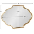 thumbnail image 6 of Kate and Laurel Rowla Framed Wall Mirror, Gold 20x30, 6 of 9