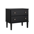 thumbnail image 1 of Prepac Table de nuit Lux Grey à 2 tiroirs, 16"P x 27,75"L x 25"H, 1 of 7