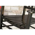 thumbnail image 5 of Jack-Post Traditional Hardwood Porch Rocker In Black Finish, 5 of 12