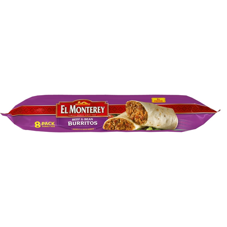 El Monterey Beef & Bean Chimichangas 32 Oz Bag