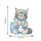 thumbnail image 2 of Equipos Del Ornamento La Pintura Diamante Sobremesa Gato Y Principales Acrílico Que Sacuden, 2 of 9