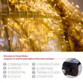 thumbnail image 3 of 1 cadena de luces LED decorativas, blanco cálido de EE. UU. Adepaton CPB-US-DYP886-3, 3 of 5