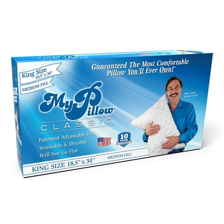 MyPillow Standard Queen Classic Medium Support, 1 Each