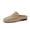 Sand, variant on Heritage Genuine Leather Suede Loafer Mules for Women | 100% Genuine Suede Upper, Cushioned Footbed, Backless Flat Mule with Moc-Toe Stitching Detail, Casual Penny Loafer Slides