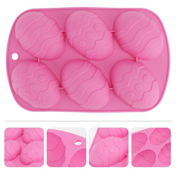 WASHWEPE De Silicona Para Pastel En Forma Huevo De Pascua Para Creativa