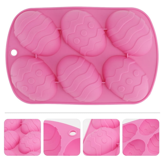 WASHWEPE De Silicona Para Pastel En Forma Huevo De Pascua Para Creativa