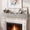Grey, variant on 48 Inch Solid Cedar Wood Fireplace Mantel, Wall-Mounted Floating Shelf for Rustic Home Decor, Black