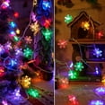 thumbnail image 3 of Qoosea Solar Lights Outdoor, Waterproof 100 LED Snowflake Fairy Lights, 39 ft Outdoor Christmas Decoration, String Lights for Party, Patio, Room Decor, 3 of 10