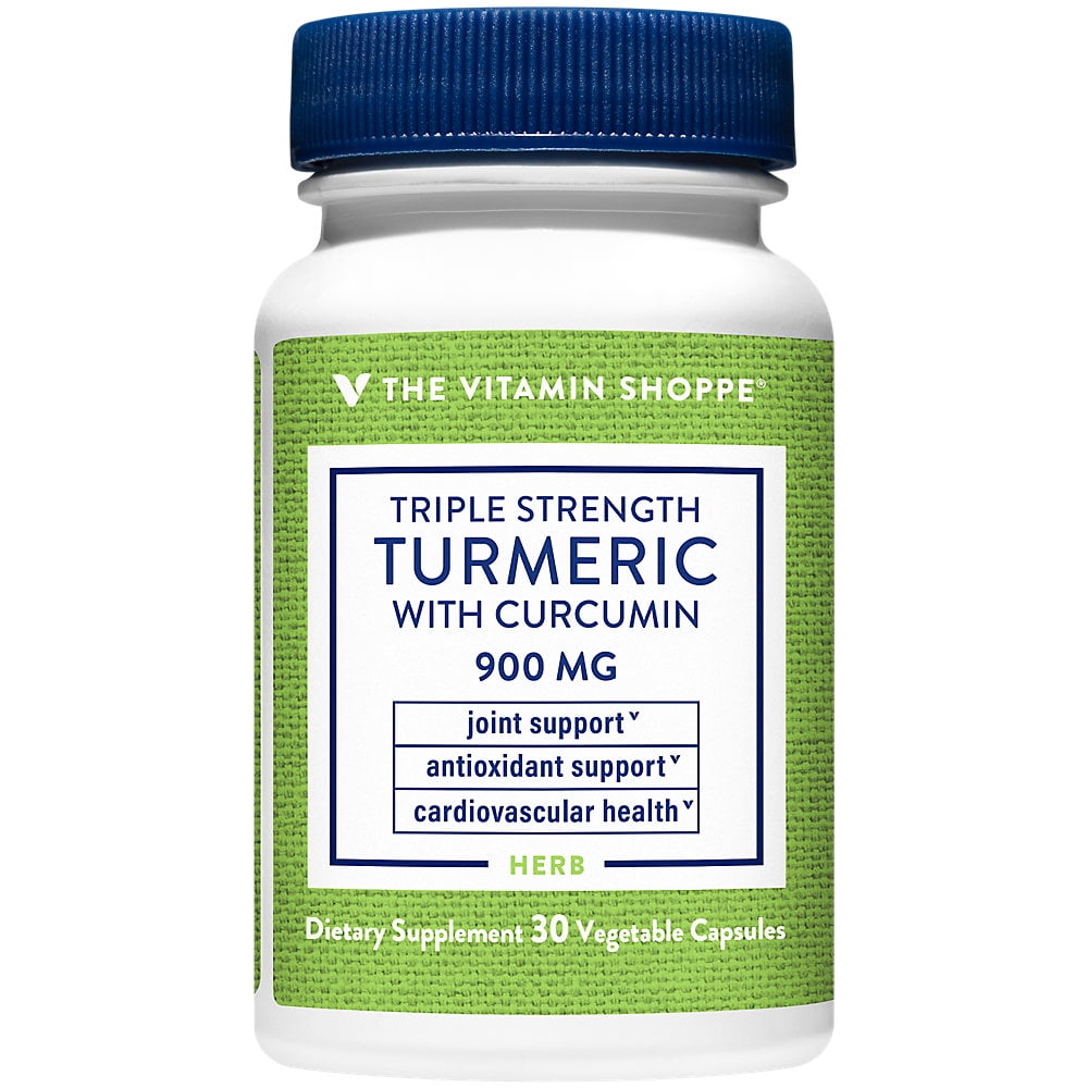 The Vitamin Shoppe Triple Strength Turmeric with Curcumin 900mg