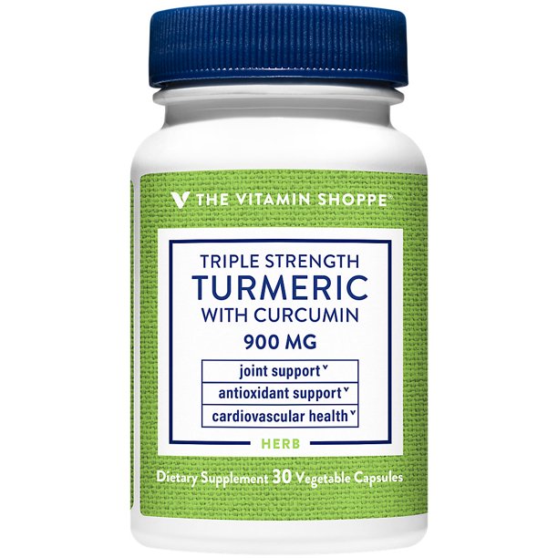 The Vitamin Shoppe Triple Strength Turmeric with Curcumin 900mg