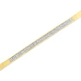 thumbnail image 4 of 14K Yellow Gold 1 1/7 ct TDW Diamond Tennis Bracelet (G-H,VS1-VS2), 4 of 7